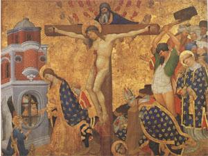 Henri Bellechose Christ on the Cross with the Martyrdom (mk05)